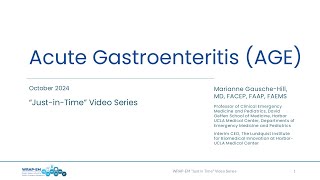 Acute Gastroenteritis [upl. by Acisey]