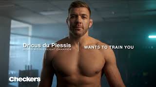 Win a 1on1 Training Session with Dricus du Plessis  Checkers South Africa [upl. by Aita]