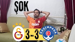 Fanatik Galatasaraylı Galatasaray  Kasımpaşa maçını izlerse  Rezil Futbol ve Puan Kaybı [upl. by Obbard]