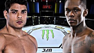 PAULO quotBORRACHINHAquot COSTA VS ISRAEL ADESANYA [upl. by Atteoj]