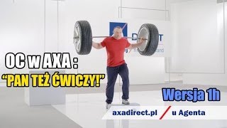 Mariusz Pudzianowski quotPan też ćwiczyquot OC w AXA Wersja 1h [upl. by Kornher]