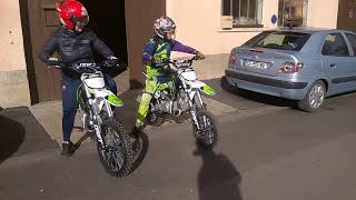 2 DIRT 140CC MINI MX 2019 ROUE 1214 ET 1417 TEAM CEJU15 [upl. by Swihart]