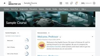 Set Up a Course  Instructor [upl. by Aikaz]