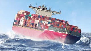 A Day in Life of a Container Ship in Middle of the Ocean [upl. by Yeca]