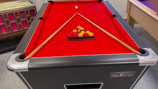 6ft Supreme Winner Pool Table  Fitted with Red Wool Cloth [upl. by Ardiedak263]