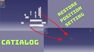 Restore Commands Location  Setting  Customize CATIA V5  CATIALOG [upl. by Ennaxor]