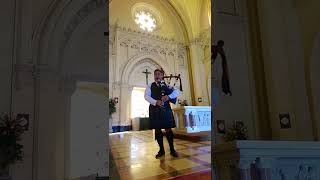 Amazing Grace played by Bagpiper Dr Raphael Pazo California Bagpiper [upl. by Lizette90]