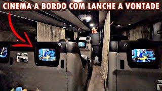 VIAGEM DE ÔNIBUS DOIS ANDARES G8 NO INCRÍVEL CABINE CAMA DA BRASIL SUL  Curitiba a Joinville [upl. by Ahsiele]