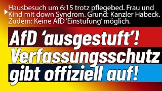 Verfassungsschutz gibt offiziell auf Einstufung der Alternative nicht mehr möglich [upl. by Malin]