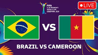 BRAZIL VS CAMEROON FIFA U20 Womens World Cup 2024 Round of 16 Preview Predictions amp Head to head [upl. by Nemlaz]