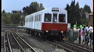 London UndergroundD Stock District Line Upminster Depot Open Day 1990 [upl. by Borchers265]