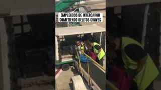 EMPLEADO DE INTERCARGO COMETIENDO DELITOS intercargo aerolineasargentinas milei javiermilei [upl. by Ecydnak]