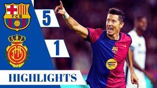 Barcelona vs Mallorca 51 Highlights amp All Goals Match 2024 [upl. by Harsho]