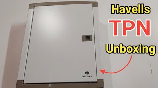 Havells 3Phase TPN 6 Way Distribution Box  Unboxing  Best TPN Distribution Box for Home [upl. by Namruht928]