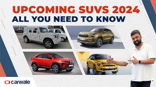 2024 Upcoming SUVs Curvv Nexon iCNG Kodiaq Basalt and more  CarWale [upl. by Lemieux]