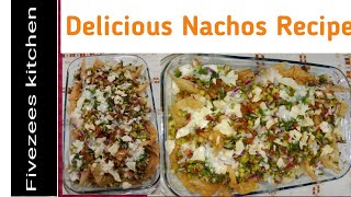 Best amp Easy nachos recipeNachos RecipeBy fivezees kitchen [upl. by Rennoc83]