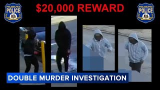 Suspect images released after man woman fatally shot in Philadelphia [upl. by Blanch]