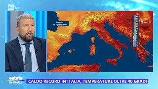 Caldo record in Italia le previsioni per ferragosto  Estate in diretta 13082024 [upl. by Azalea]