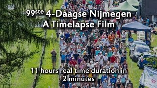 4Daagse Nijmegen  A Timelapse Film 4K [upl. by Eelarual]