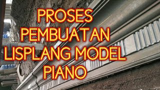 Proses membuat lisplang rumah minimalis model piano [upl. by Epolenep]