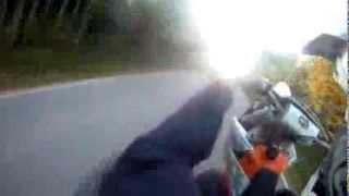 KTM EXC 125  High Speed Wheelie [upl. by Lareneg]