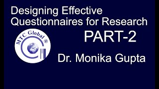 Questionnaires for Research Part 2  Ensuring Sensitivity Reliability and Validity [upl. by Dasa]