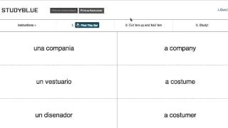 StudyBlue Tutorials  Printing Study Materials [upl. by Garfinkel]