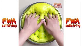 Relaxing and Satisfying Slime Videos 21 Fast Version  FWA Satisfying [upl. by Olodort]