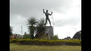 The Emancipation Statue Bussa Roundabout At Haggatt Hall St Michael Barbados 🇧🇧 2 [upl. by Laehcimaj]