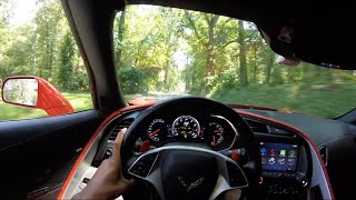 Z06 C7 Corvette POV DRIVE [upl. by Cartie]