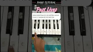 PAST LIVES  PIANO TUTORIAL FOR BEGINNERS [upl. by Sugirdor77]