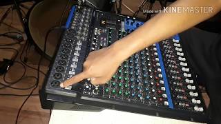 Cara setting mixer yamaha mg16xu  how to set up mixer [upl. by Dympha]