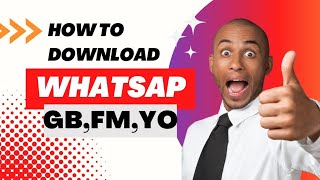 Koman télécharge whatsapp FMYOGBHow to download whatsapp unlimited [upl. by Sayette]