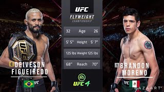 Deiveson Figueiredo vs Brandon Moreno Full Fight [upl. by Gore]