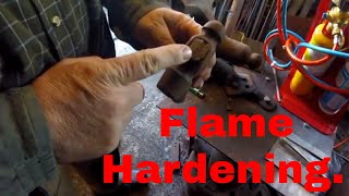 Flame hardening [upl. by Ruelu]