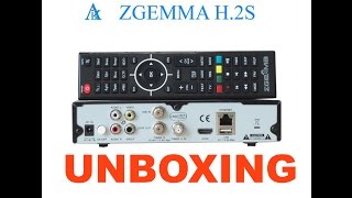 Unboxing Zgemma Star H2S  SATHD x2  Enigma2  1080p [upl. by Veriee]