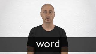 How to pronounce WORD in British English [upl. by Einwahr]