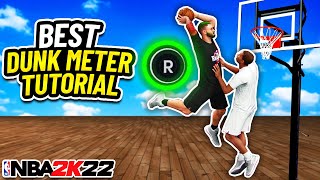 How To Use The NEW DUNK METER In NBA 2K22 NBA 2K22 NEW CONTACT DUNK SYSTEM [upl. by Darnell]