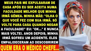 Meus pais me expulsaram de casa por eu ser aceita numa faculdade melhor que minha irmã Anos depois… [upl. by Lozano238]