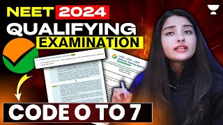 Qualifying Exam Codes Complete Information  NEET 2024 Application Form  Seep Pahuja [upl. by Ellevehc]