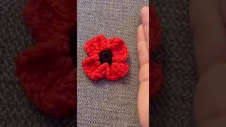 a poppy for memorial day free pattern and tutorial on channel [upl. by Celina178]