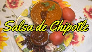 Salsa de Chipotle Chipotle Sauce salsa chipotle picosa spicy recetasmexicanas [upl. by Ahsinyar308]