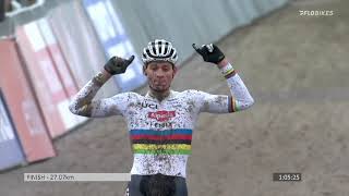 Mathieu van der Poel Dominates Hulst World Cup [upl. by Pattani234]