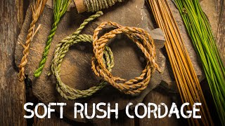 Soft Rush Cordage  Cordage from foraged fibres  Ep 1 [upl. by Aihsem]