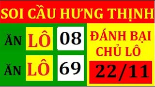 Soi Cầu Hưng Thịnh ngày 22112024  HƯNG THỊNH XSMB 2211– Soi Cầu Siêu Chuẩn Cầu xsmb đẹp hôm nay [upl. by Eseyt]