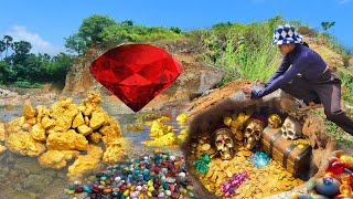 We Found GOLD and DIAMONDS in a ROCK [upl. by Drain116]