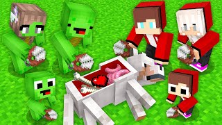 Mikey Family and JJ Family Became VETS in Minecraft Maizen [upl. by Asirrac]