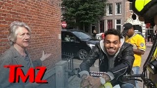 Chris Brown  Cant Contain Himself as a Local Woman Rats Him Out  TMZ [upl. by Gran]