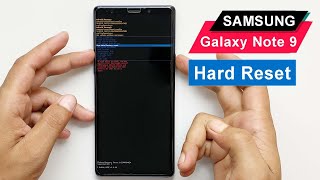 How to Hard Reset SAMSUNG Galaxy Note 9  SAMSUNG Galaxy Note 9 Bypass Screen Lock  Factory Reset [upl. by Corny]