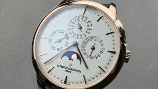 Vacheron Constantin Patrimony Perpetual Calendar 43175000R9687 Vacheron Constantin Watch Review [upl. by Duck28]